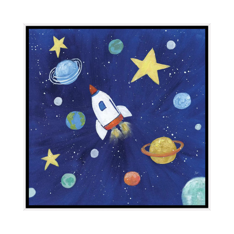 Bless international Outer Space by Nan Wrapped Canvas Painting